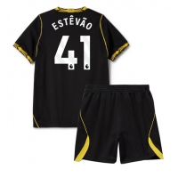 Chelsea Estevao Willian #41 Bortatröja Barn 2026-27 Kortärmad (+ Korta byxor)